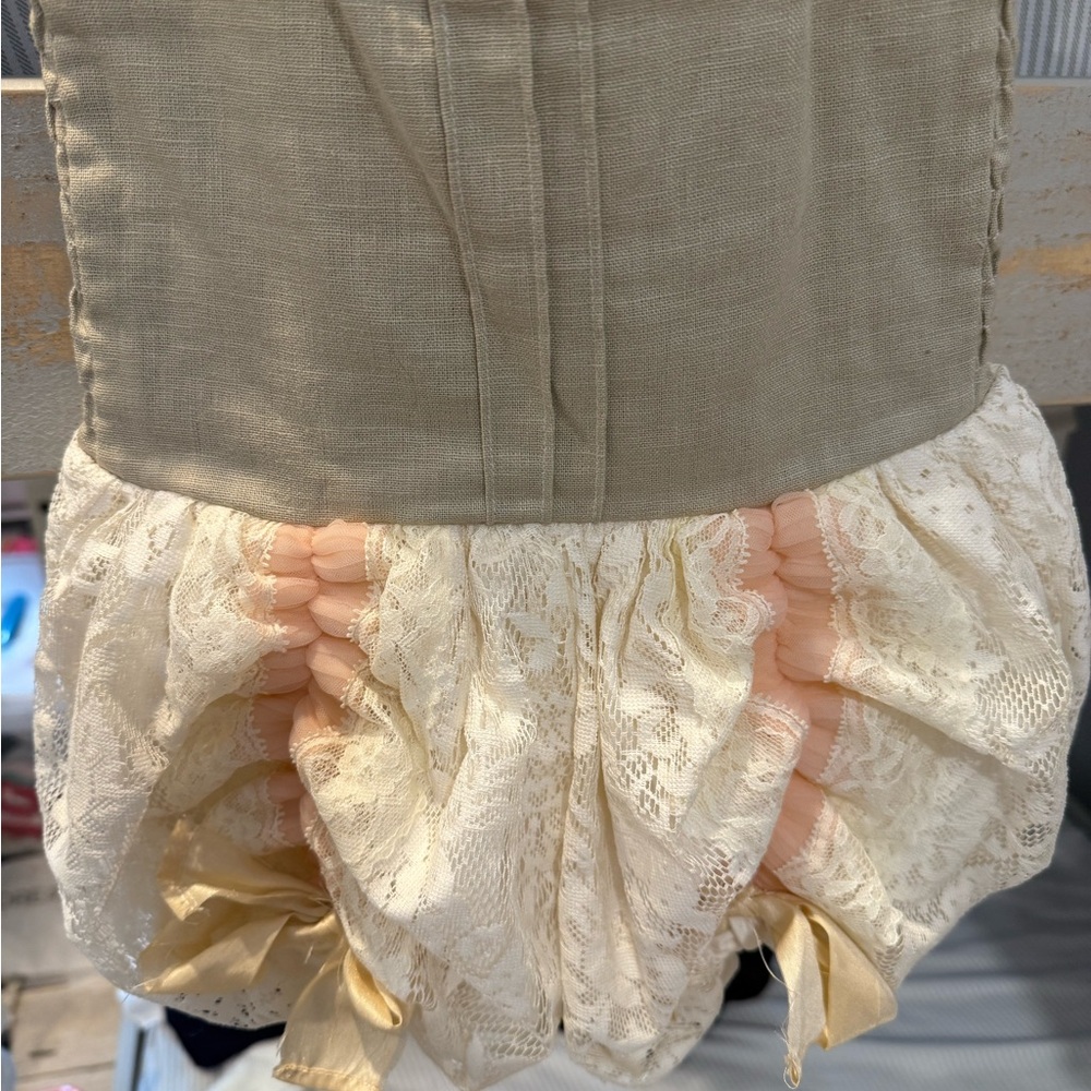 Dollcake Lace Trim Romper size 4 - Picture 3 of 4